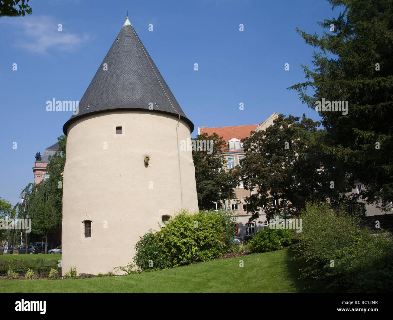 Metz Lothringen Frankreich EU 15.Jh. Tour Camoufle ein Artillerie-Turm Teil der Stadtmauer Stockfoto