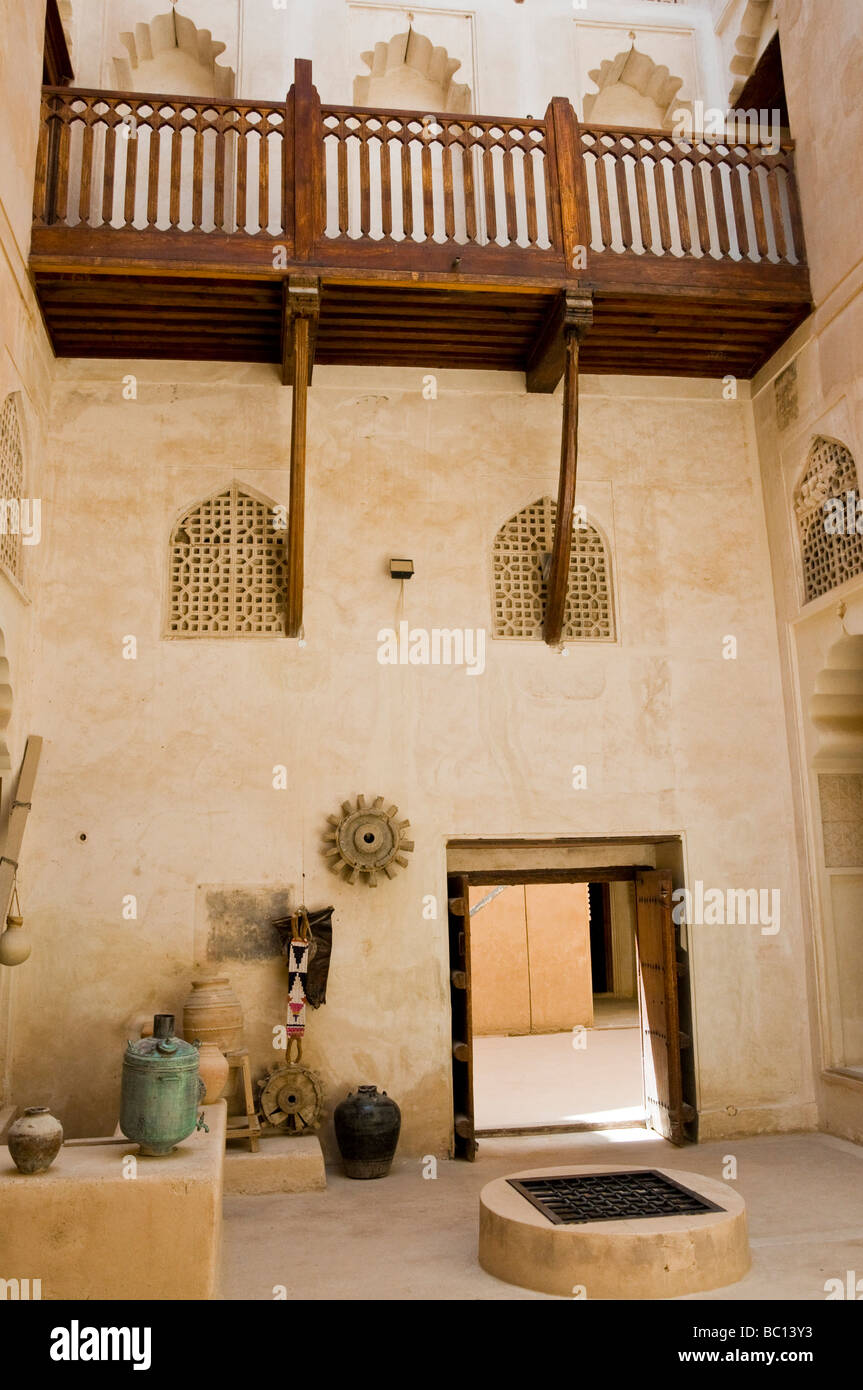 Jabrin Castle Al Dakhiliyah Region Sultanat Oman Stockfoto