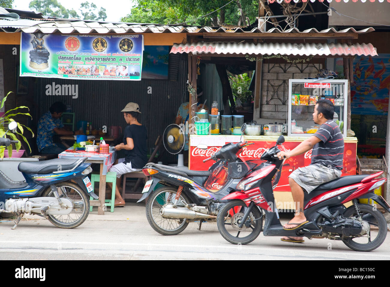 Straßencafé, Koh Samui, Thailand Stockfoto