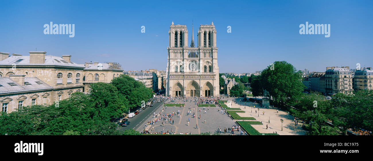 Frankreich, Paris, Ile De La Cite, Kathedrale Notre-Dame de Paris Stockfoto
