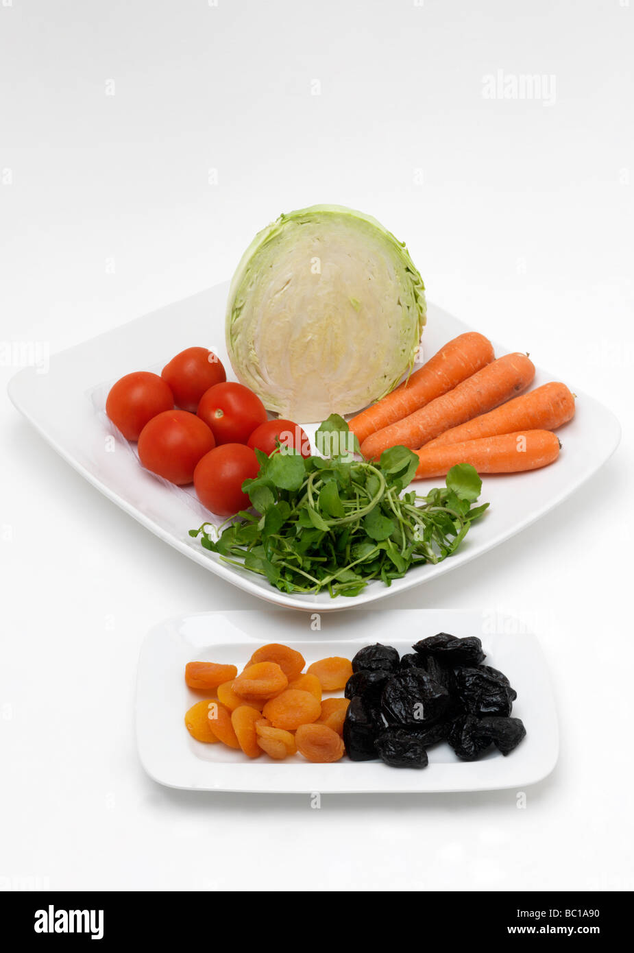 Karibische Gemüse und Obst Stockfoto