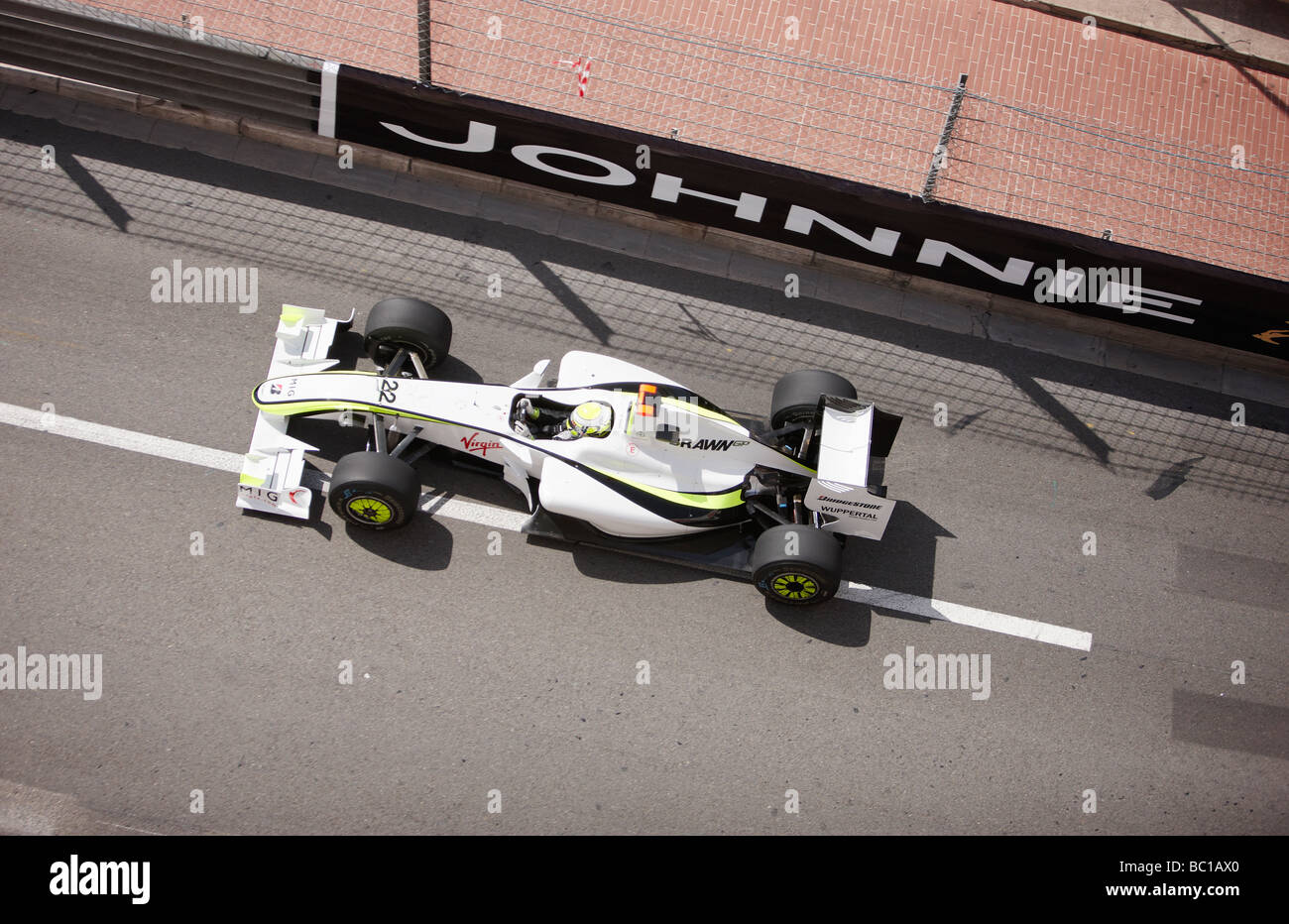 Brawn GP Jenson Button Stockfoto
