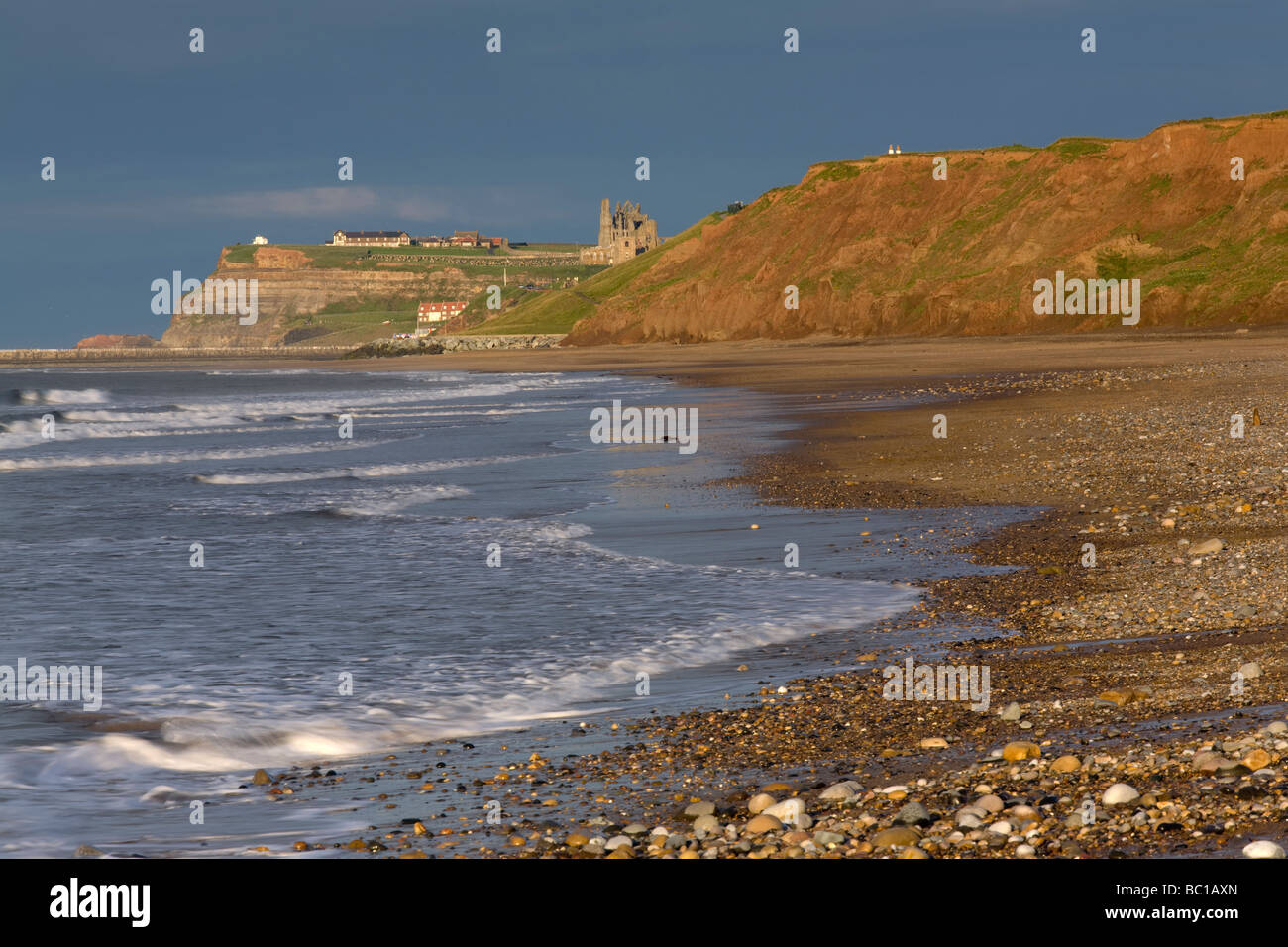Whitby aus Whitbys an der Küste von North Yorkshire Stockfoto
