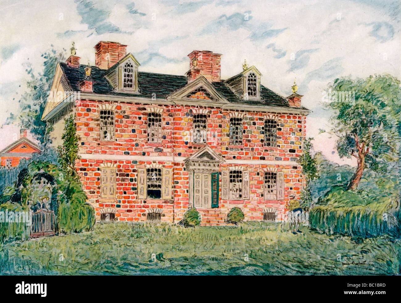 Cliveden, Germantown, Pennsylvania, USA, c 18 (1921). Künstler: James Preston Stockfoto