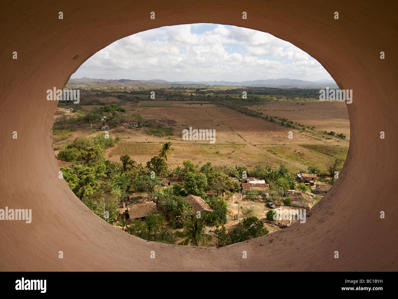 Blick vom Turm Manaca Ignaza, Valle de Los Ingenios, Kuba Stockfoto