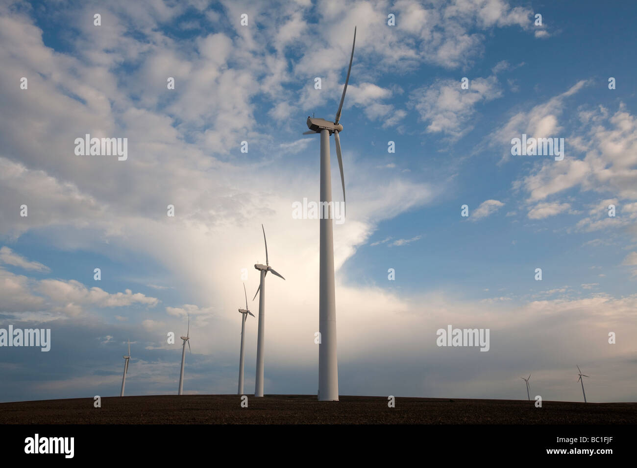 Windkraft Stockfoto