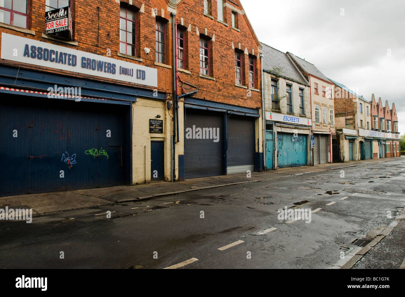 Humber Street, Haus von Kingston nach Rumpf des historischen Obstmarkt Stockfoto