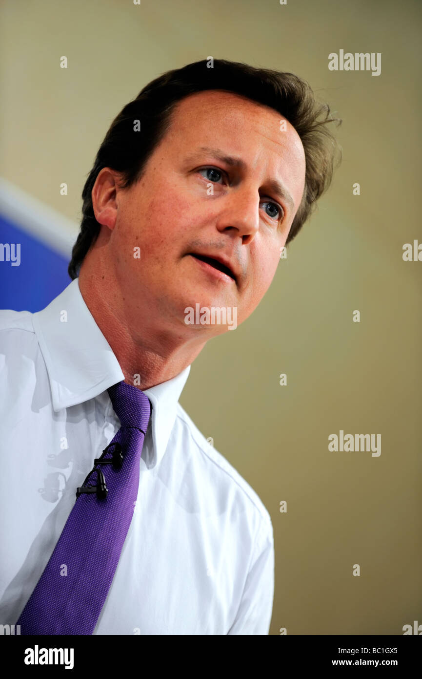Britische Premierminister David Cameron MP Stockfoto