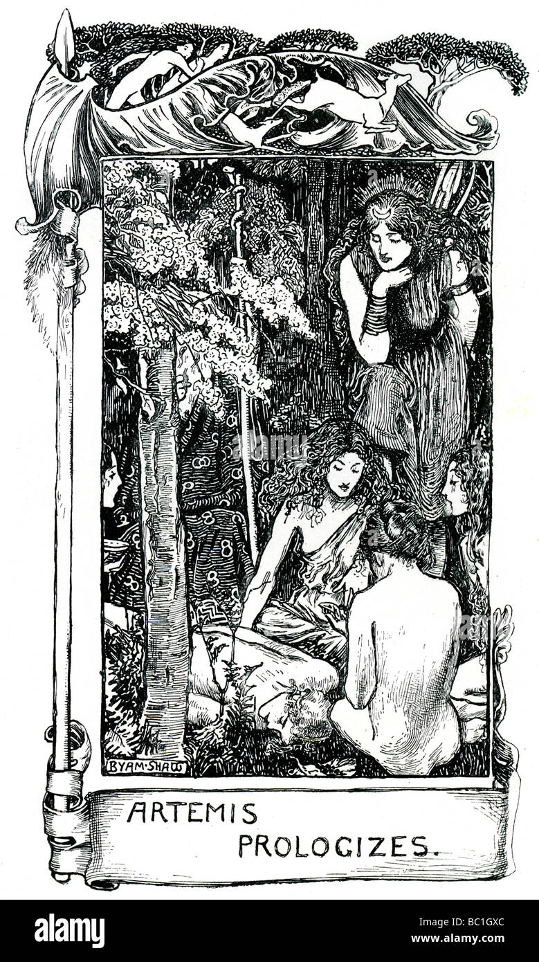 'Artemis Prologueizes', 1898 Künstler: Byam Shaw Stockfoto