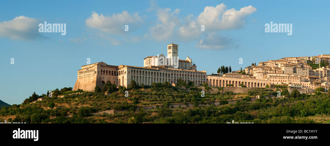Basilika San Francesco in Assisi, Umbrien Italien Europa Stockfoto