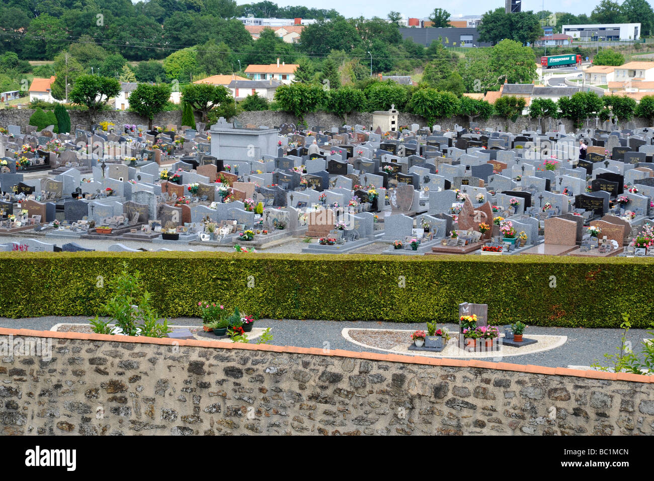 Französischer Friedhof Stockfoto