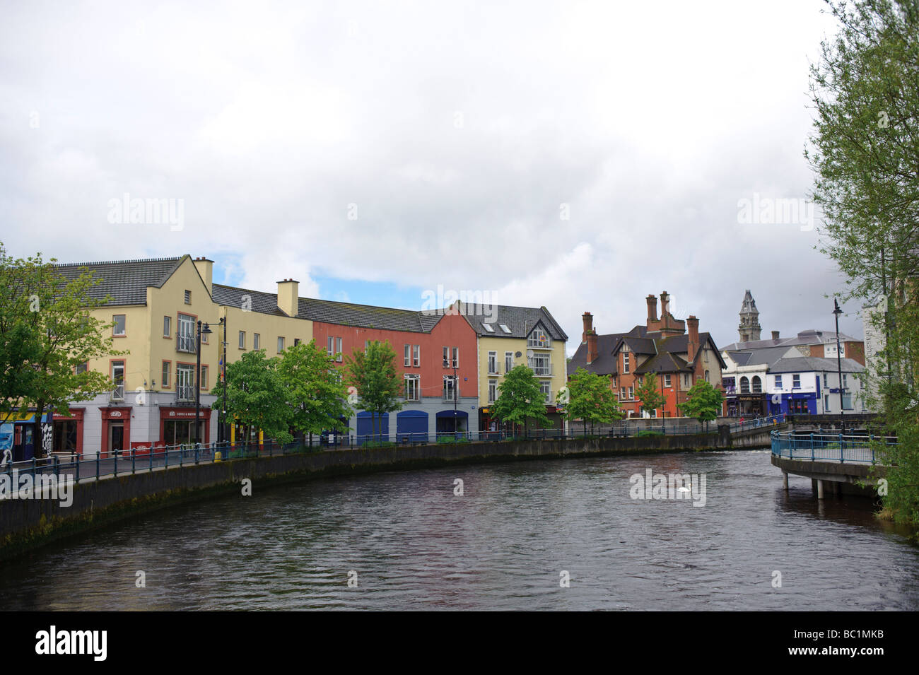 Sligo am Fluss Garavogue in Irland Stockfoto