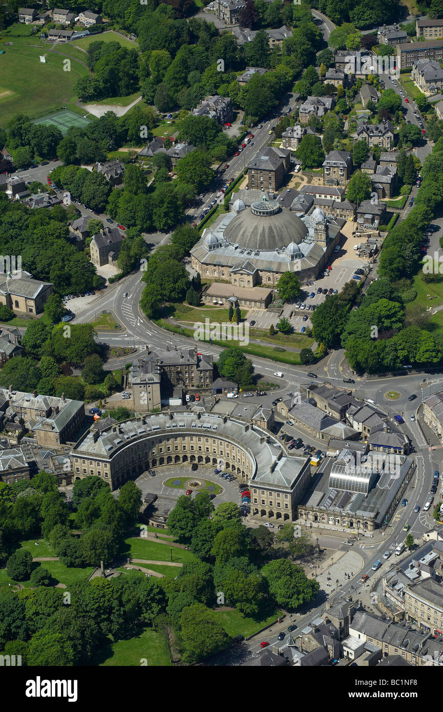 Der Halbmond, Buxton Derbyshire, Nordengland Stockfoto