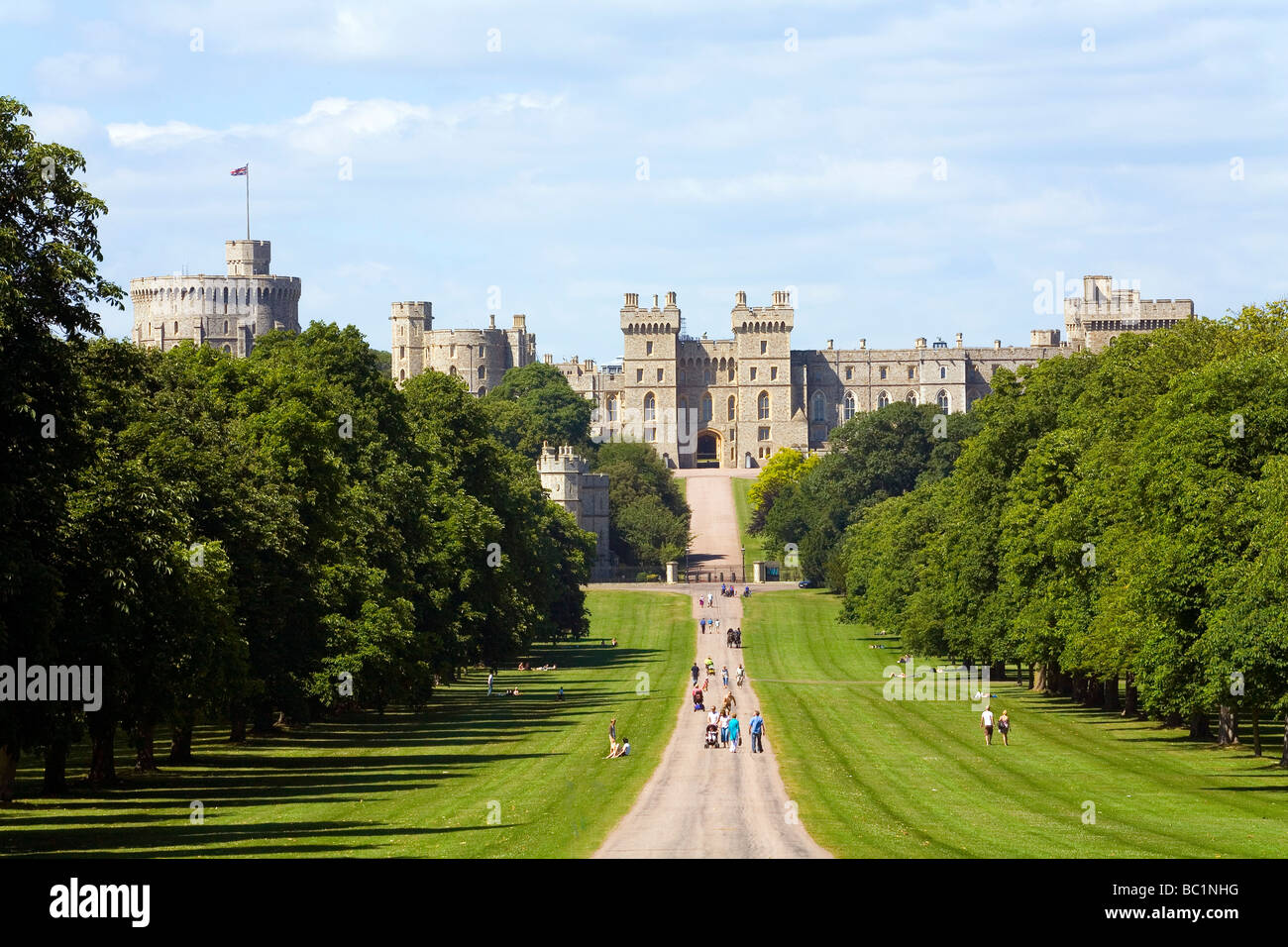 Schloss Windsor in England Stockfoto