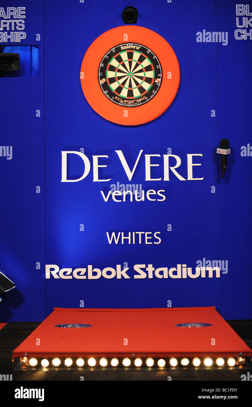 MAIN BOARD BLUE SQUARE UK OPEN 2009 REEBOK STADIUM BOLTON ENGLAND 05 Juni 2009 Stockfoto