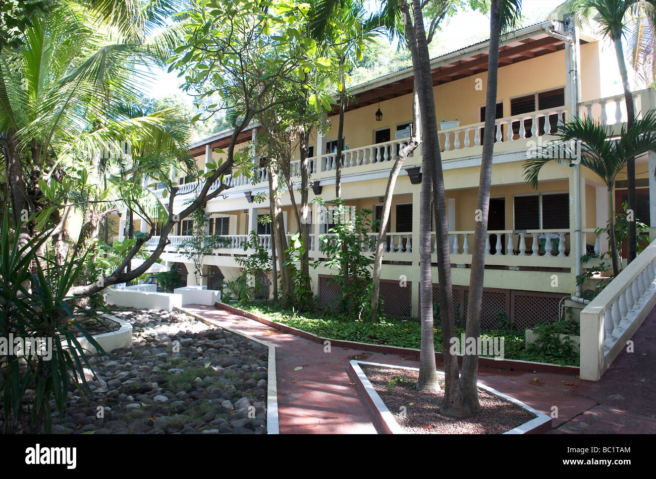 Sint Eustatius im old Gin House hotel Stockfoto