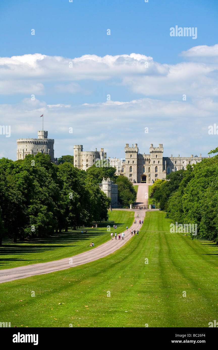 Schloss Windsor in England Stockfoto