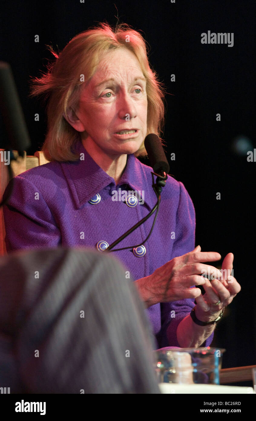 Doris Kearns Goodwin Pulitzer-Preis ausgezeichneten American Biograph Historiker und politischer Kommentator Hay Festival 2009 Stockfoto