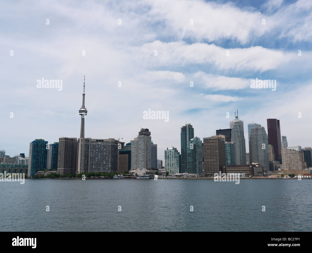 Skyline von Toronto downtown Waterfront Ontario Kanada Stockfoto