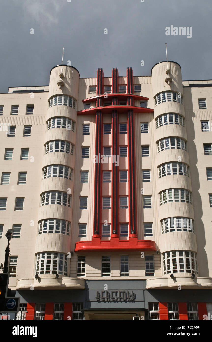 dh Beresford Gebäude SAUCHIEHALL STRASSE GLASGOW SCHOTTLAND Art Deco Gebäude Baird Halls entwarf William inglis Stockfoto
