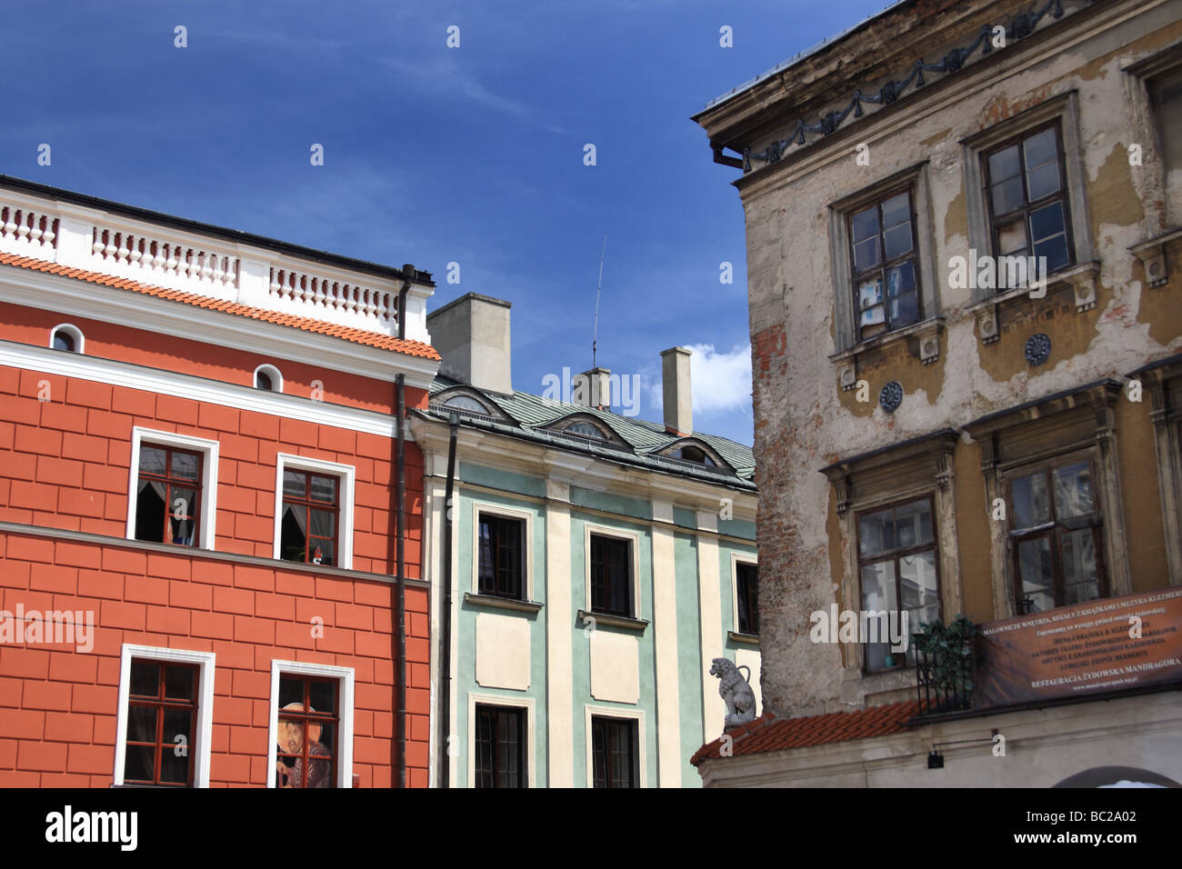 Alte Stadt Lublin Polen Stockfoto