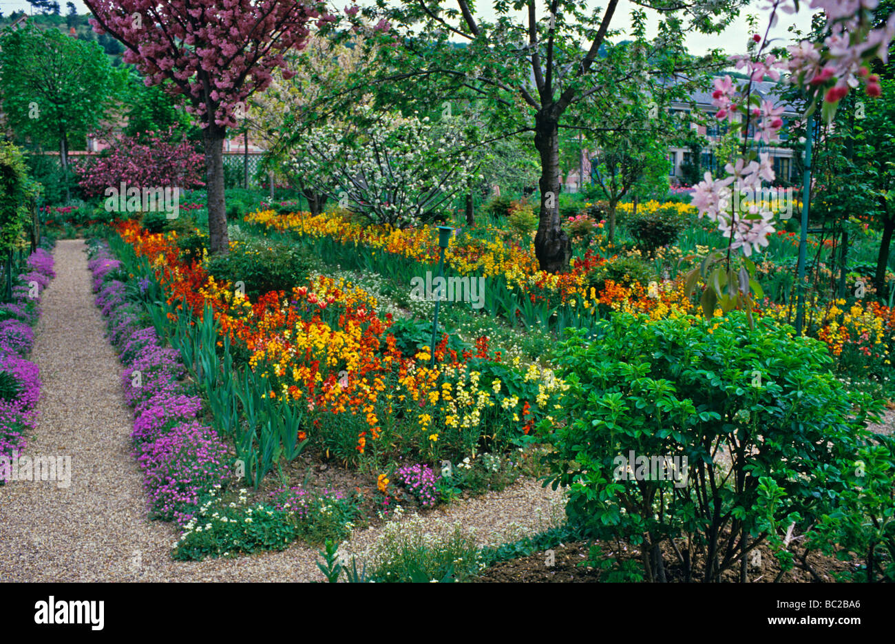 Monets Garten in Giverny in Frankreich Stockfoto