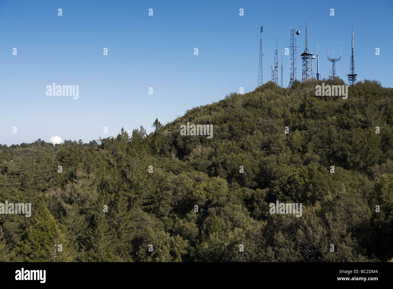 Mount Wilson Observatory (MWO) ist ein astronomisches Observatorium Teleskop im Los Angeles County, California San Gabriel Mountains Stockfoto