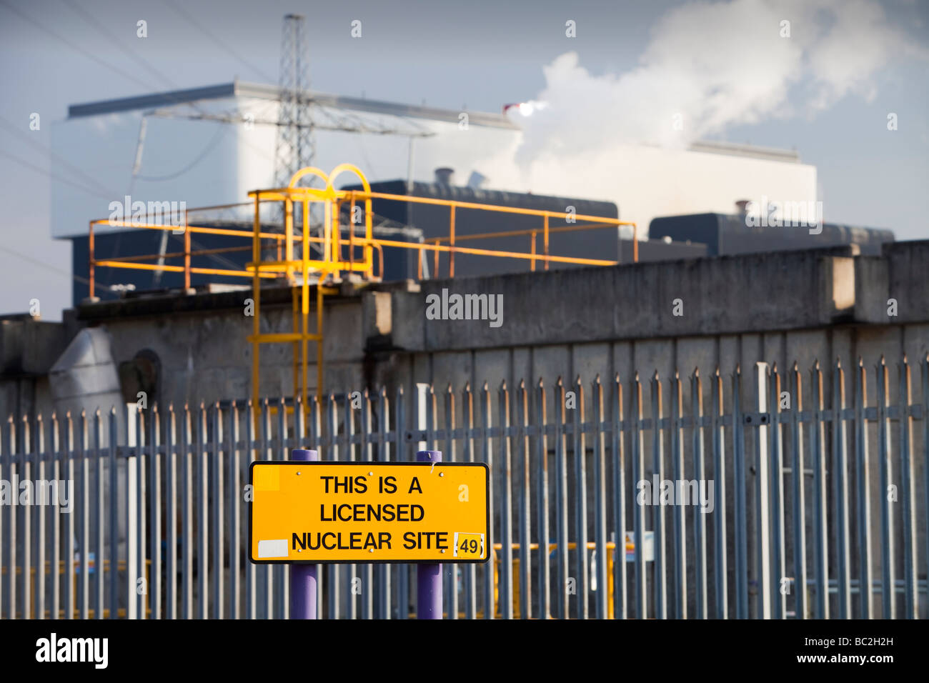 Heysham Kernkraftwerk in Lancashire UK Stockfoto