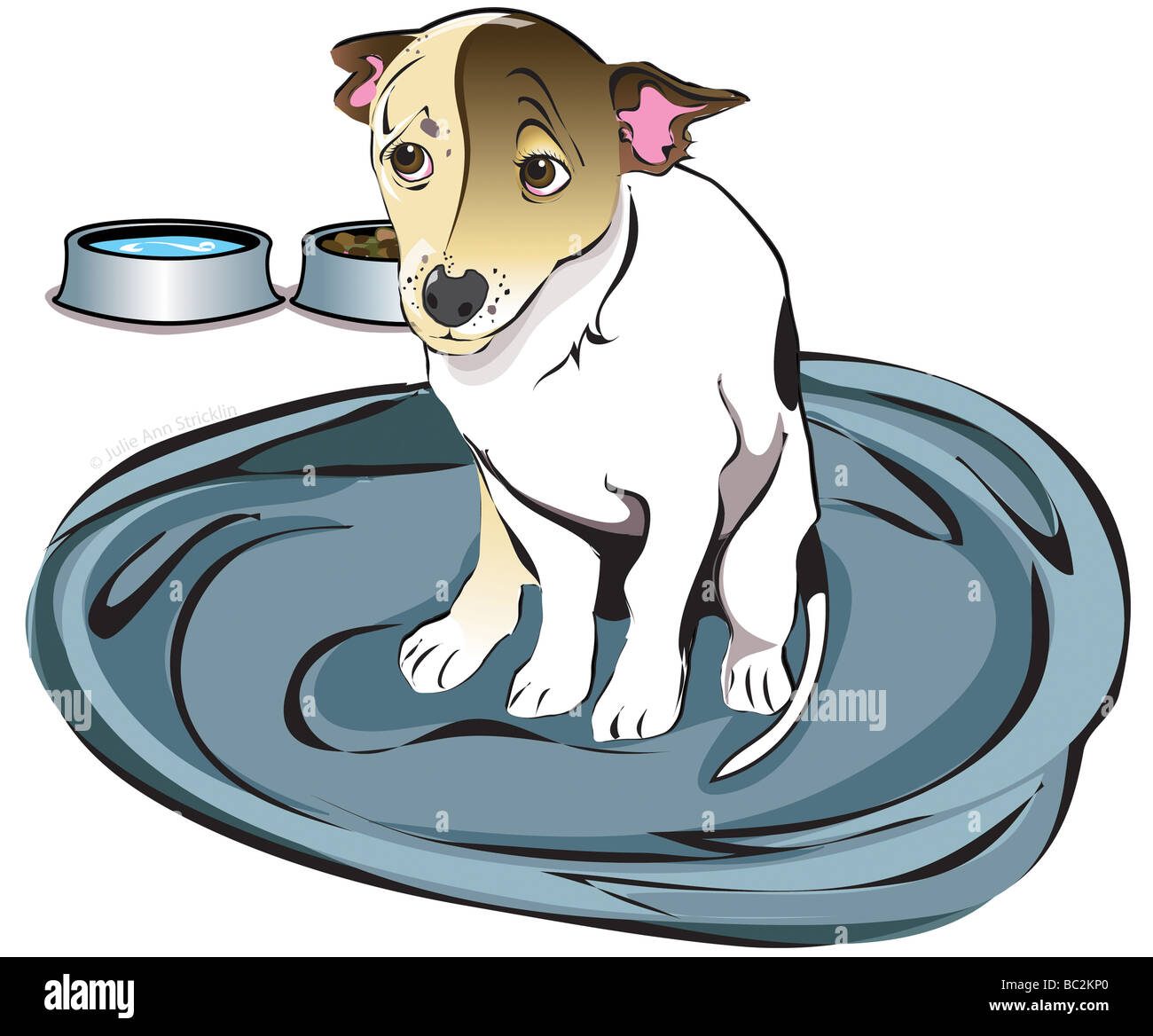Trauriger Hund will Aufmerksamkeit Stockfotografie - Alamy