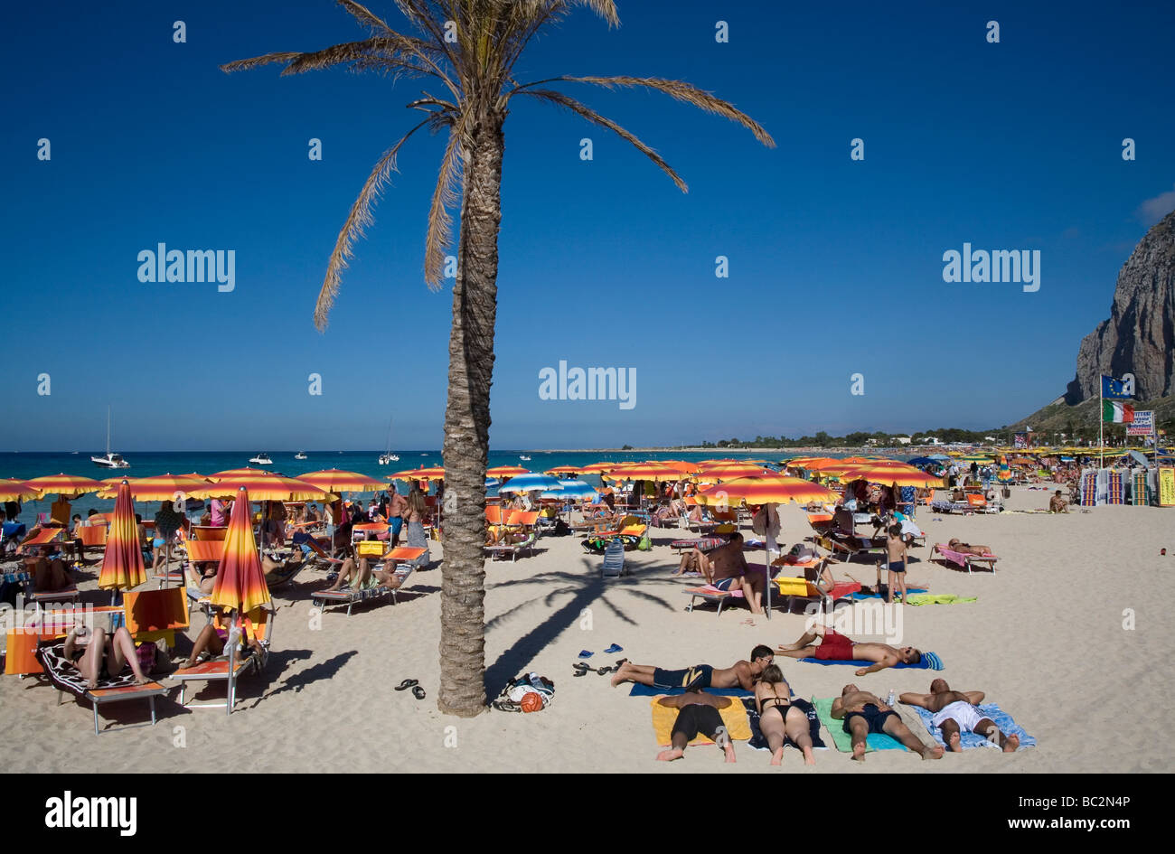 San Vito Lo Capo Trapani Sizilien Italien Stockfoto