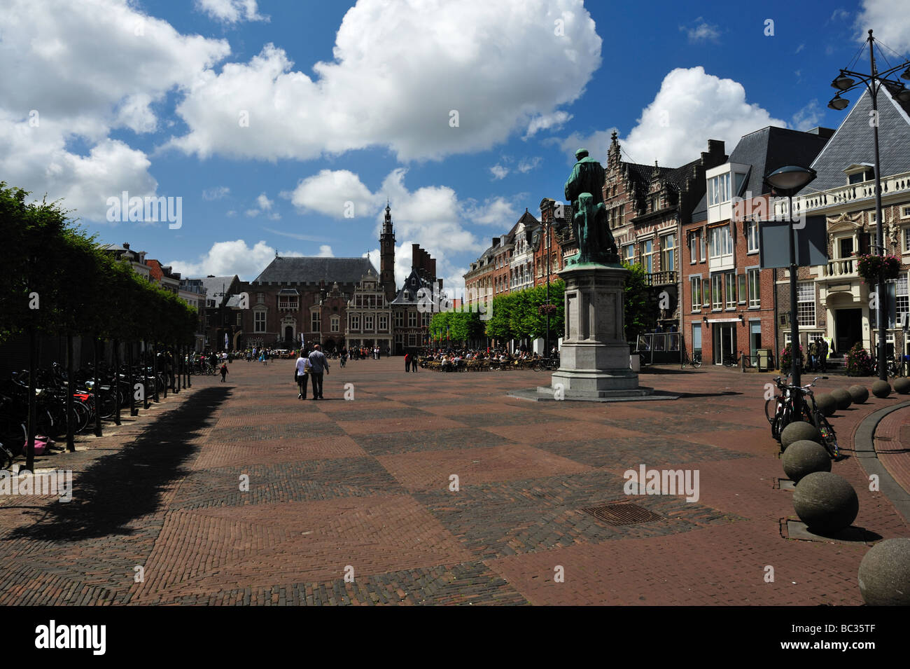 Grote Markt in Haarlem, Niederlande Stockfoto