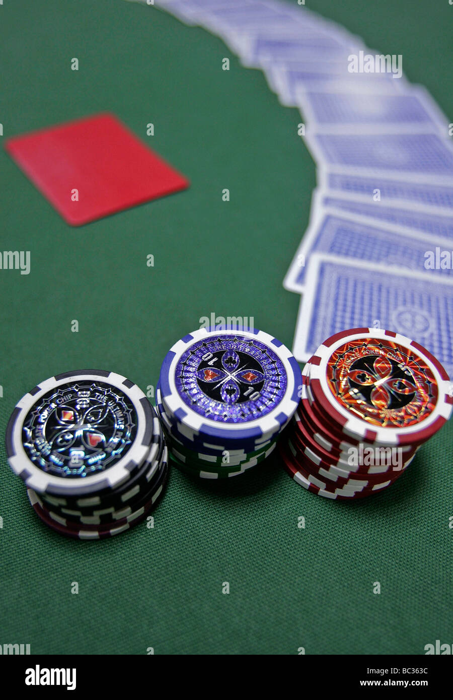 Poker Stockfoto