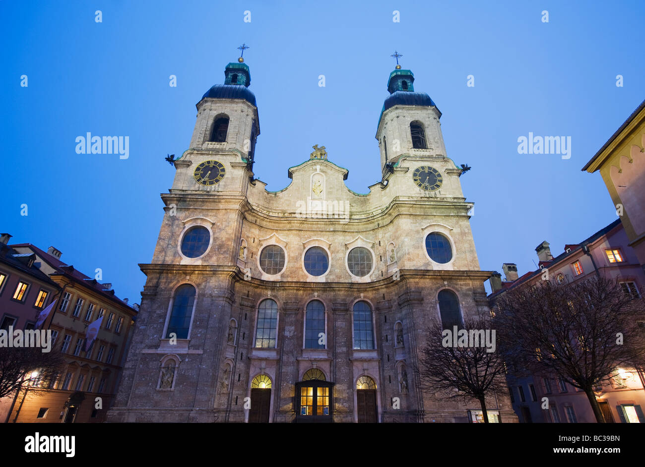 Innsbruck Dom Innsbruck Österreich Stockfoto