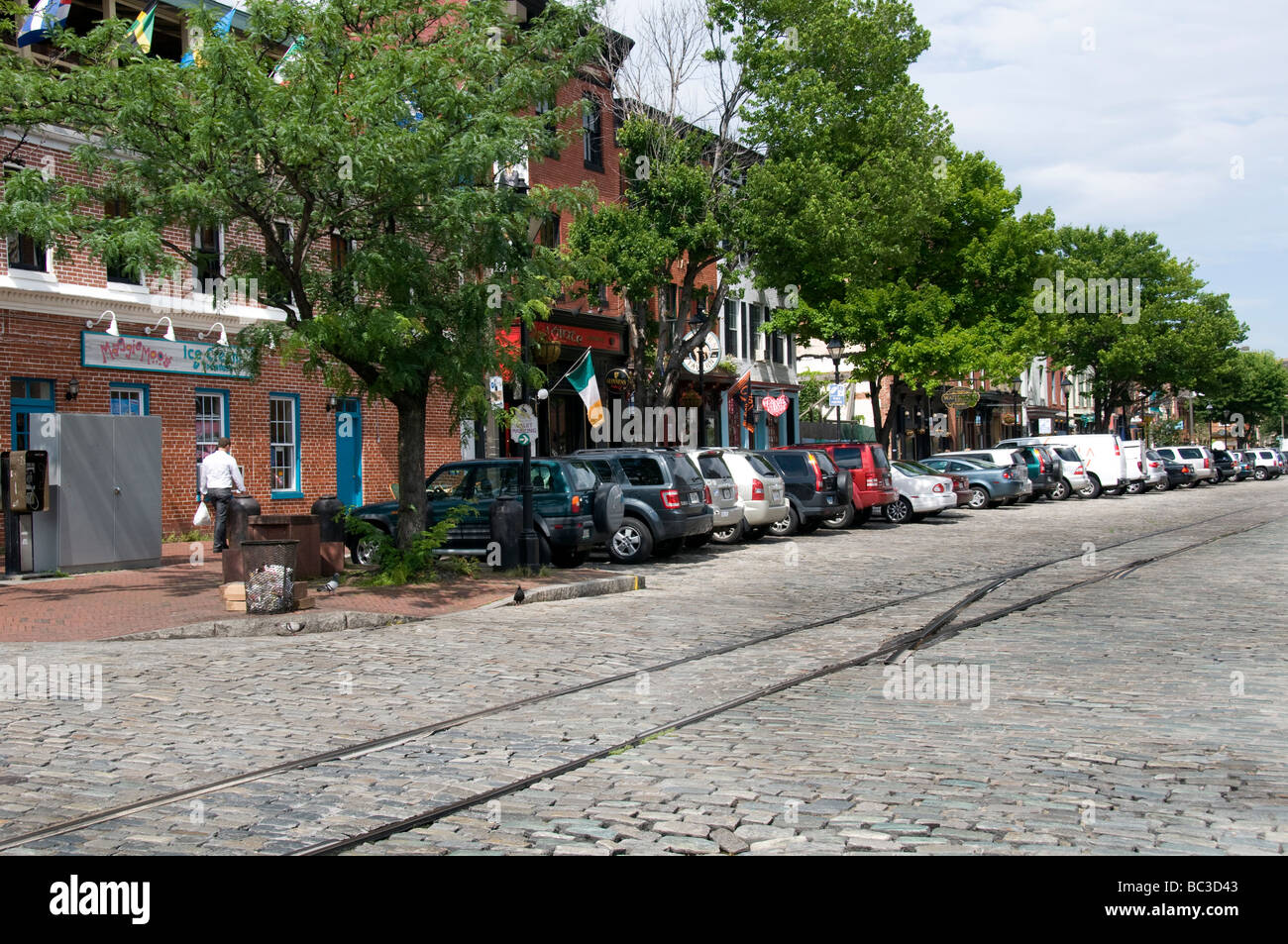 Straßenszenen in Baltimore MD USA. Stockfoto