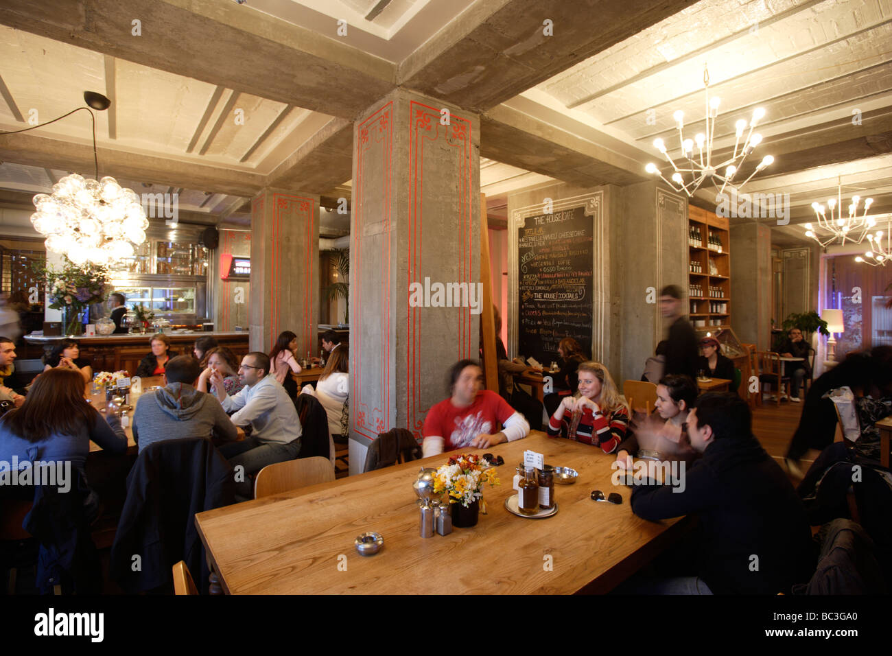 Das Haus Cafe Restaurant Ortakoy-Istanbul-Türkei Stockfoto