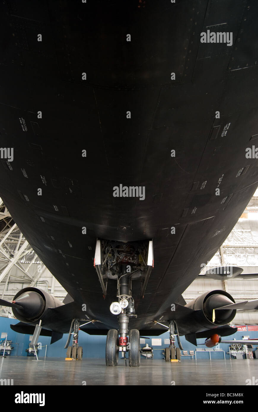 Die einzige verbliebene YF12A ausgestellt im National Museum der