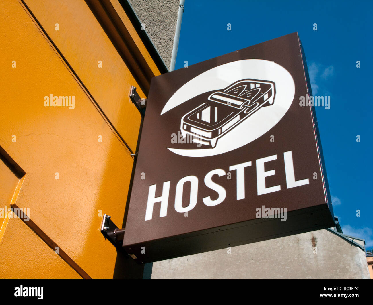 Melden Sie außen Hostel im Prenzlauer Berg in Berlin Stockfoto