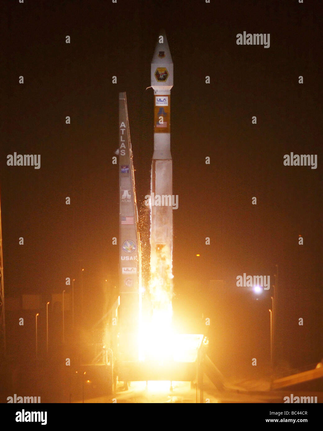 NASA-Atlas-5 Rakete abheben in Cape Canaveral Florida Stockfoto