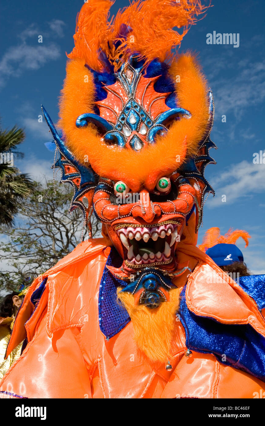 Dominikanische Republik - Zentrum - El Cibao - La Vega - Karneval Stockfoto
