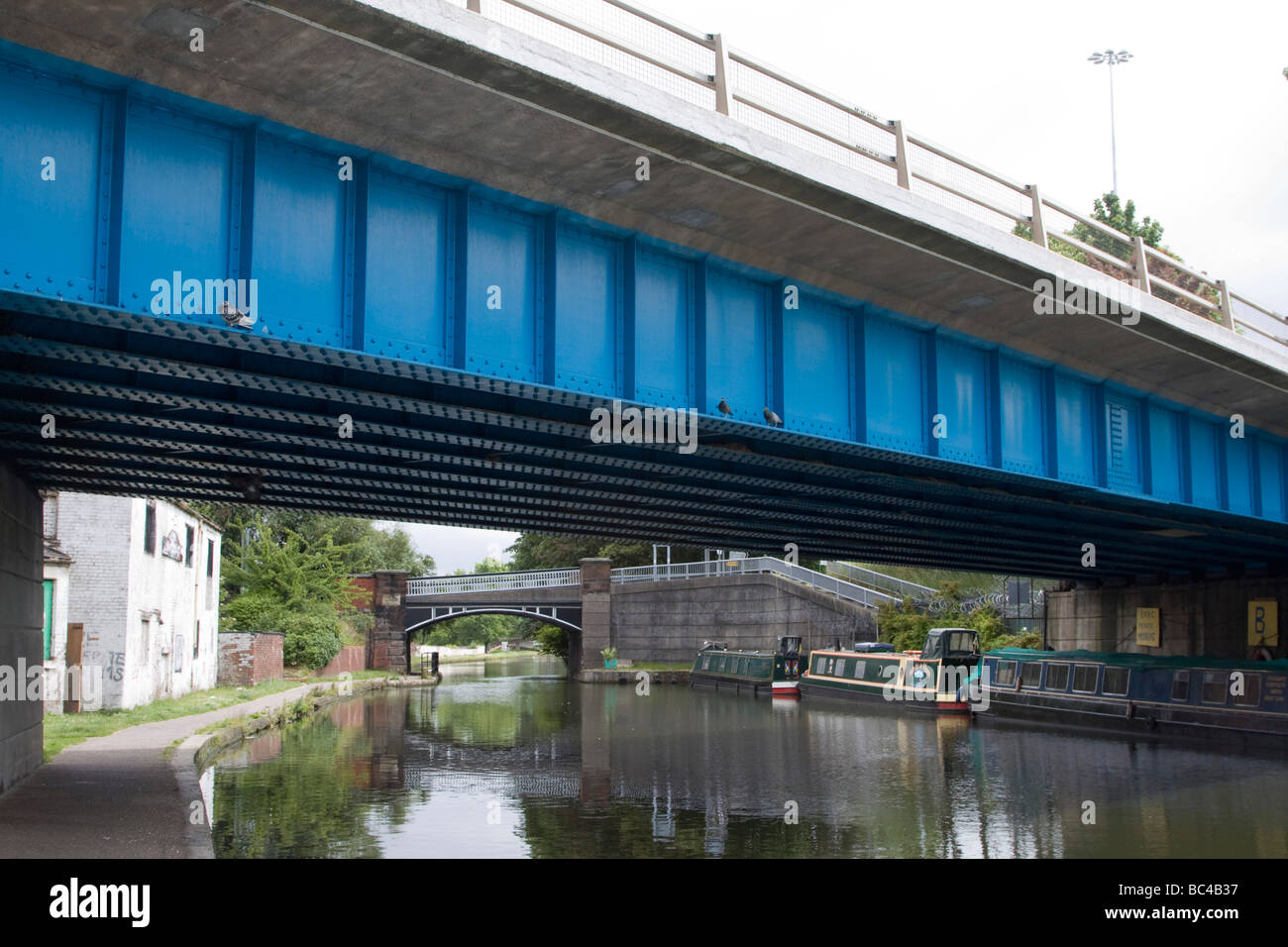 Bridgewater Kanal Lastkähne überbrücken Runcorn England uk gb Stockfoto