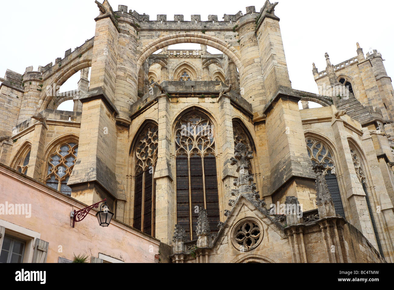 Narbonne gotische Kathedrale Saint-Just und Saint Pasteur Languedoc-Roussillon Frankreich Stockfoto