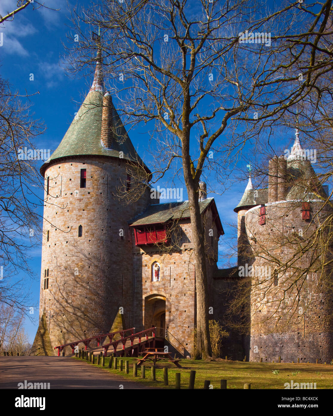 Castle Coch Tongwynlais Cardiff Wales Stockfoto