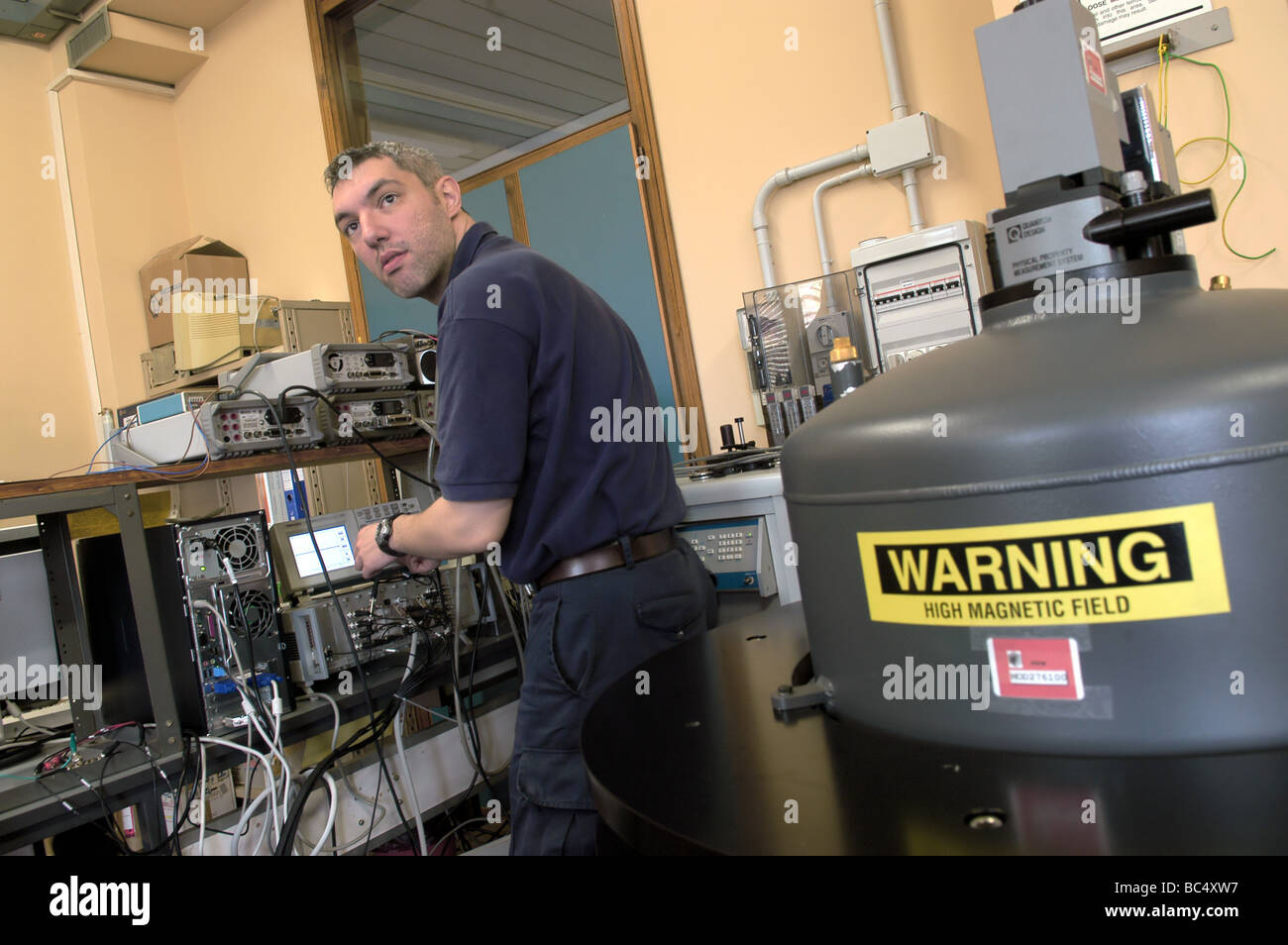 Modena (Italien), INFM, Nationales Institut für Physik der Materie; nationale Suche Zentrum für Nanotechnologie Stockfoto