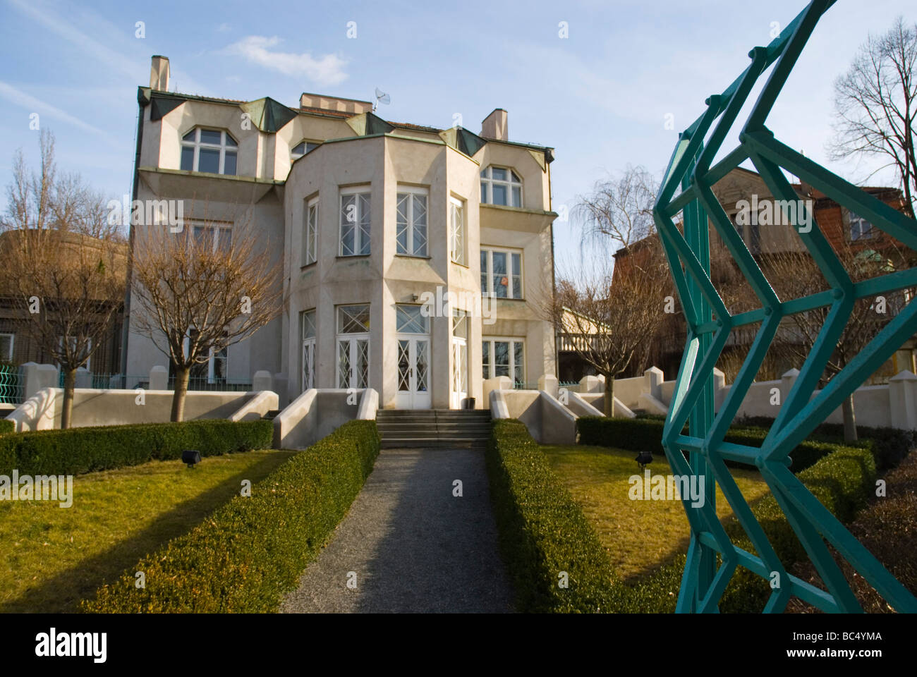 Kovarovico Vila (1912 / 13) von Josef Chochol, Beispiel des Kubismus, Vysehrad, Prag, Tschechische Republik, Europa Stockfoto