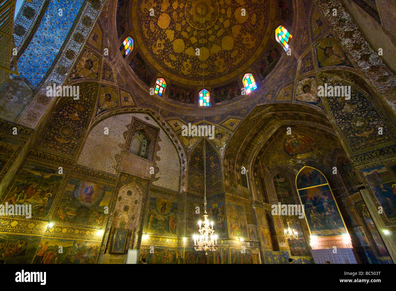 Bethlehem armenische Kirche in Esfahan Iran Stockfoto