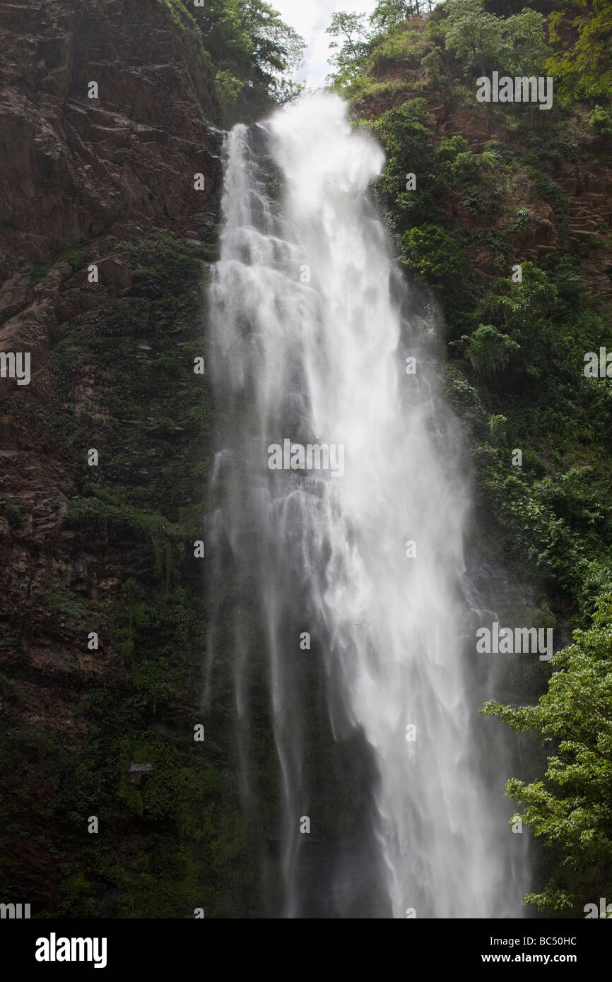 WLI-Wasserfällen Ghana Stockfoto