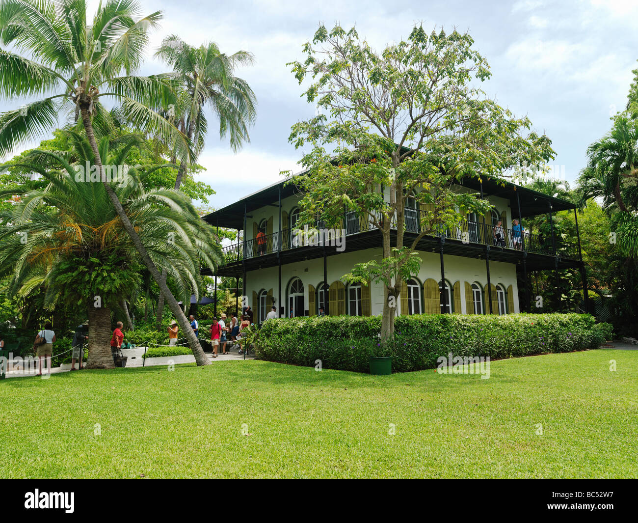 Ernest Hemingway Haus in Key West, Außenansicht Stockfoto
