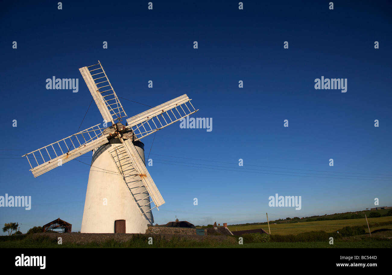 Ballycopeland Windmühle historisches Denkmal und touristische Attraktion Grafschaft, Nord-Irland Stockfoto