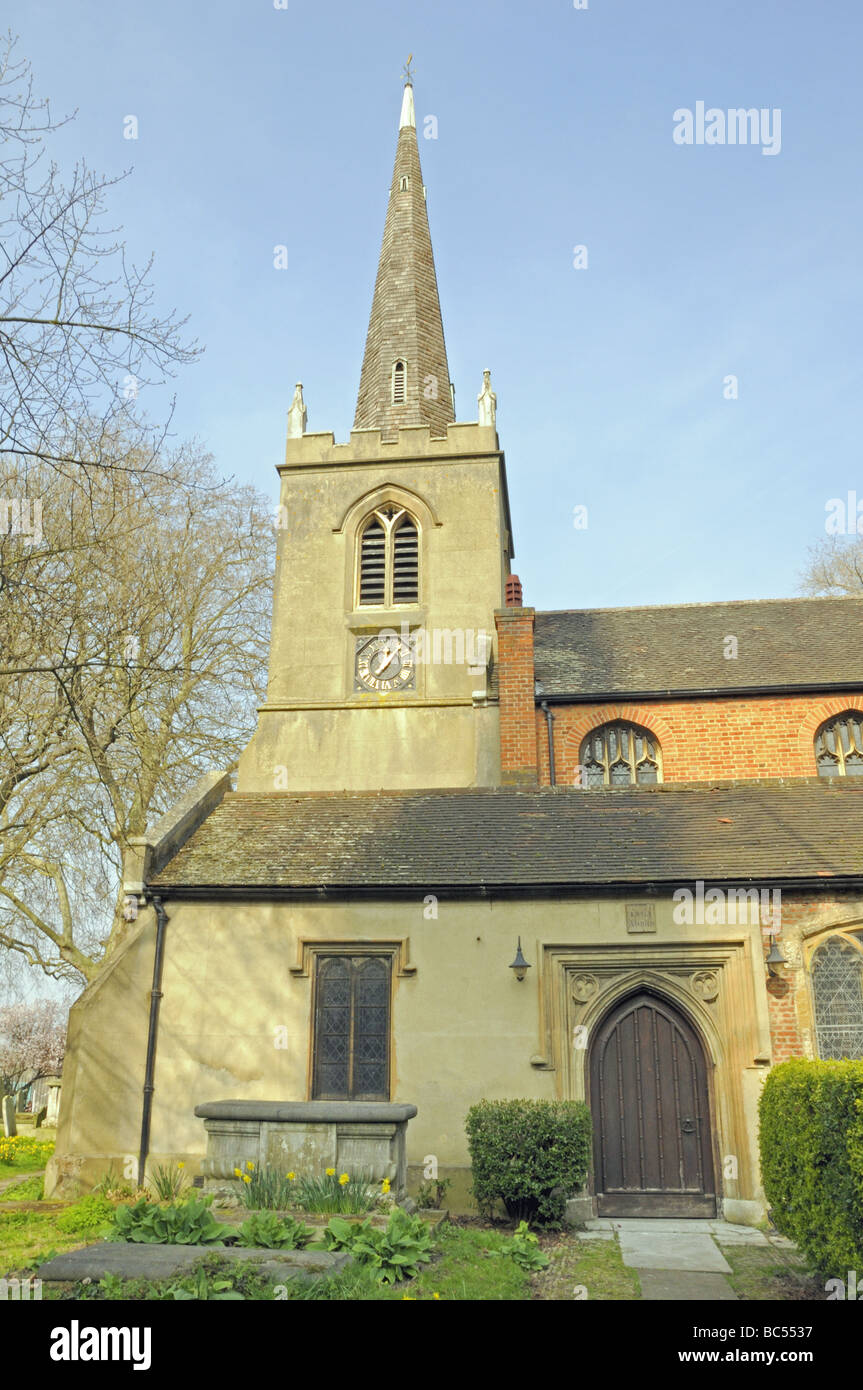 Der alte Marienkirche Stoke Newington Church Street London England UK Stockfoto