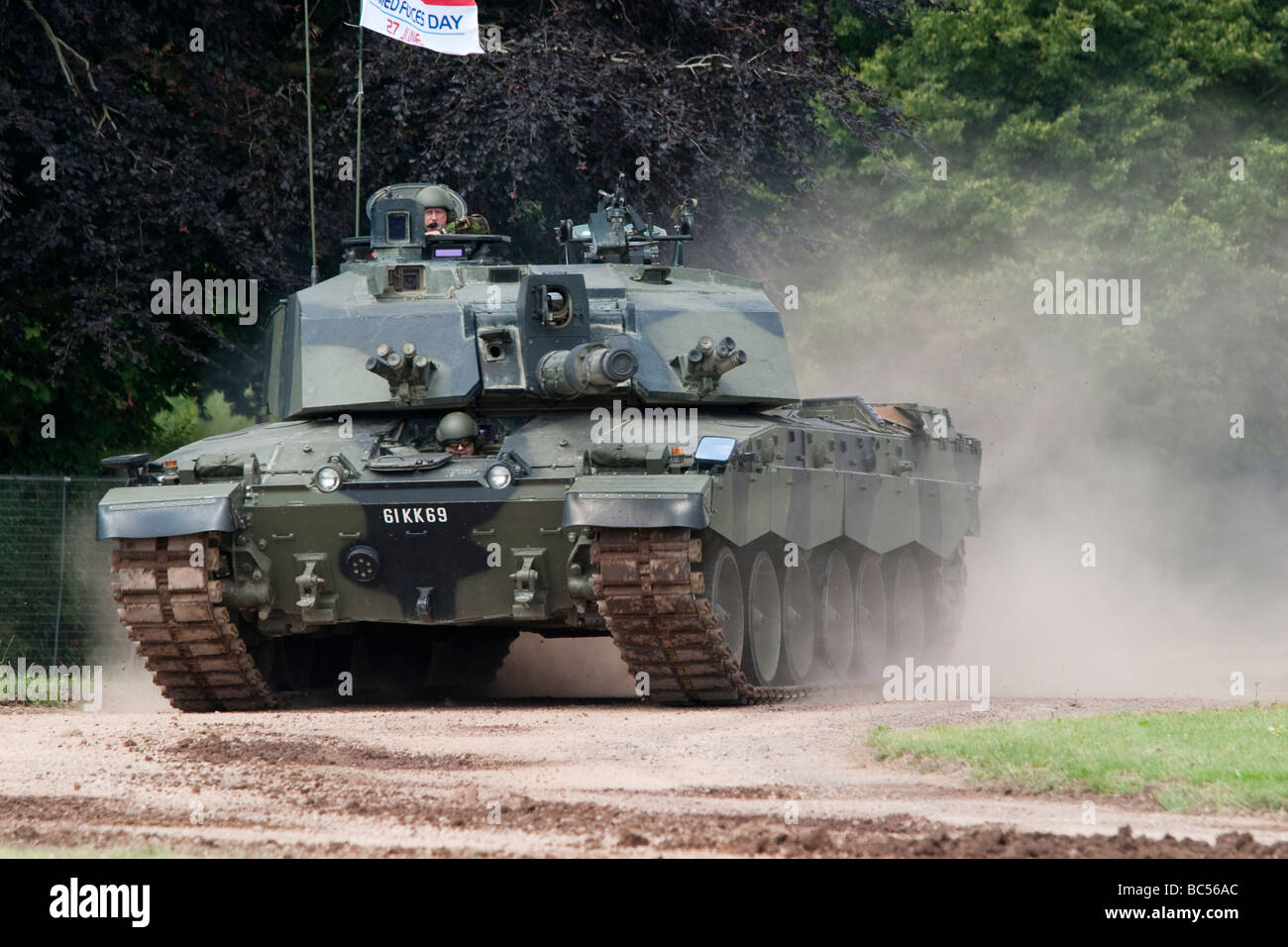 Challenger 2 Tank Stockfoto